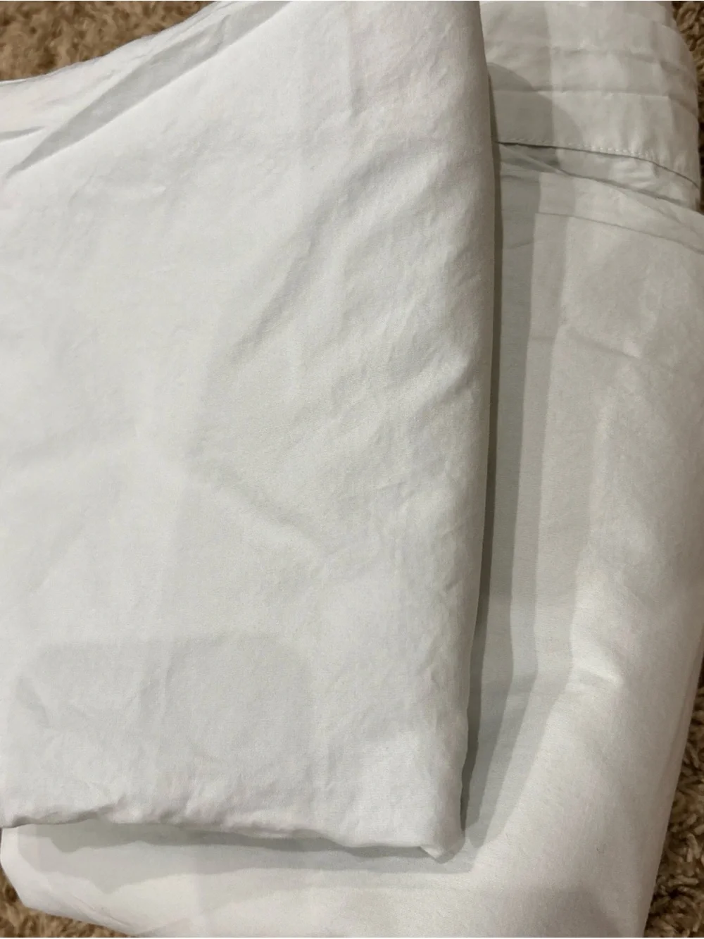 Quince Duvet Cover Set King / Cal King Organic Cotton Percale Light Blue